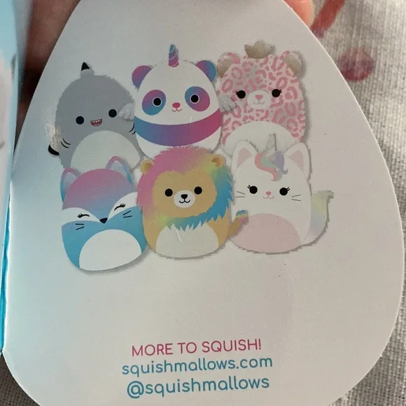 Squishmallows Gordon shark 7” stuffed plush - Picture 6 of 6